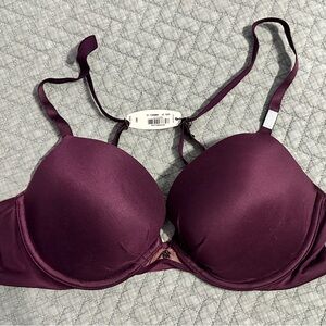 Victoria's Secret Push up add a size  Purple Bra